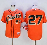 San Francisco Giants #27 Juan Marichal Orange Cool Base Stitched Baseball Jersey,baseball caps,new era cap wholesale,wholesale hats